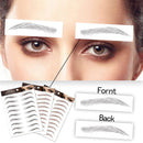 6D Eyebrows Sticker Water Transfer Hair-like Eye Brow Tattoo Stickers Long Lasting False Eyebrow Enhancers Eye Brow Cosmetics