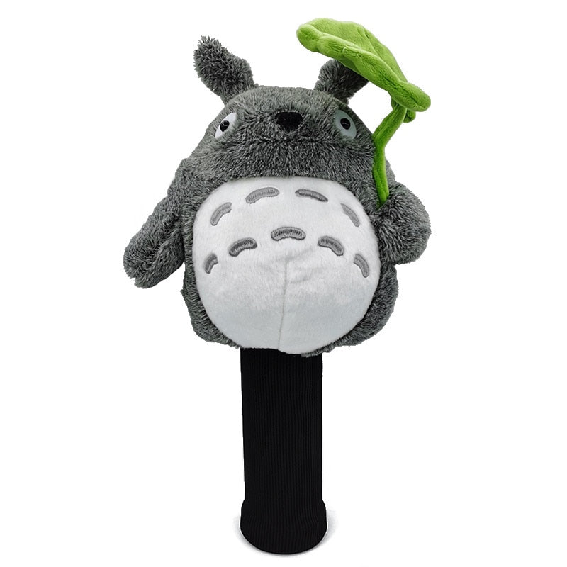 Animal Golf Wood Head Covers Golf Driver Fairway Headcover Plush Totoro Protecter Mascot Novelty Cute Gift