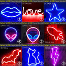 LED Cloud Design Neon Sign Night Light Art Decorative Lights Plastic Wall Lamp for Kids Baby Room Holiday Lighting Xmas Party