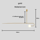 Modern Glass Ball Pendant Lighting For Bedroom/Hotel Nordic Gold Pendant Lamp /Hanging Lights Art Deco Pendant Lamp Home Indoor