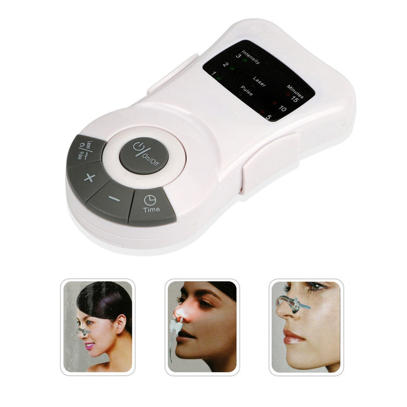 Nose Care Rhinitis Therapy Allergy Reliever Low Frequency Laser Nasal Congestion Sinusitis Snoring Treatment Device Massager