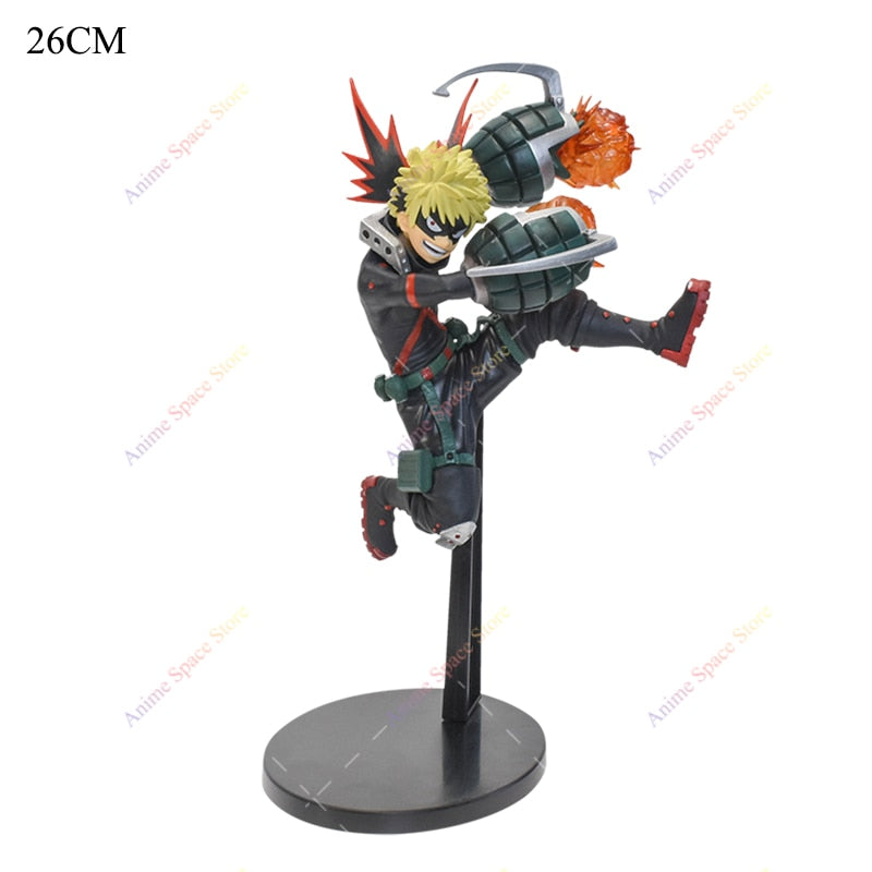 16-24cm Anime Cartoon Figure My Hero Academia Izuku Midoriya Shouto Todorok Bakugou Cross my body PVC Action Amazing Hero Toys