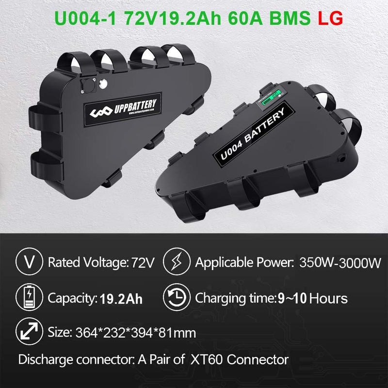 Batería LG Tesla EBike 21700 18650 paquete de batería triangular 36V 48V 52V 20Ah 24Ah 28.8Ah para Motor de 750W 500W 1000W 2000W