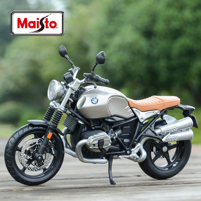 Maisto 1:12 BMW R nineT Scermber R1200GS Ninja H2R 1199 1290 S1000RR Z900RS YZF-R1 juguete de modelo de motocicleta de aleación fundida