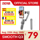 ZHIYUN Official SMOOTH Q3 Gimbal Smartphone 3-Axis Phone Gimbals Stabilizer for iPhone 13 pro max/Xiaomi/Huawei VS DJI OM 5