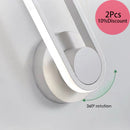 Black White modern led wall lights living room wall lamps corridor foyer bedside sconce lamp 330 angle adjustable Wall lighting