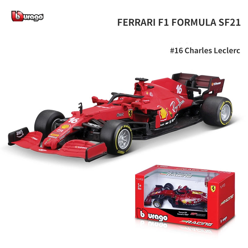 Bburago 1:43 Mercedes-Benz Team  Lewis Hamilton  W10-44 SF90 RB  F1 Racing Formula Car Static Simulation Diecast Alloy Model Car