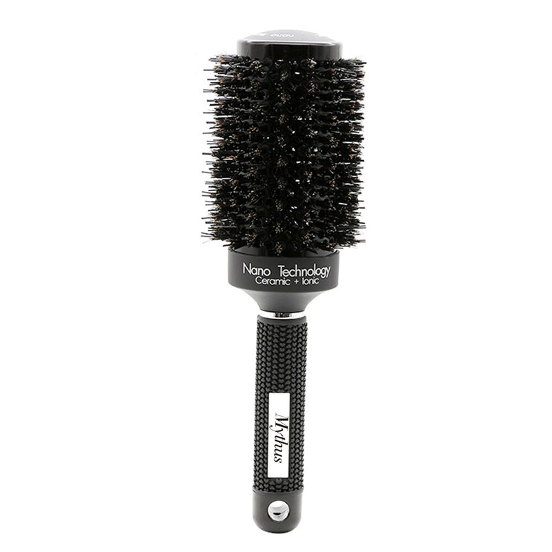 Mythus Professional Nano Technology Ceramic Ionic Hair Rundbürste Wildschweinborsten Antistatische Hitzebeständige Lockenbürsten