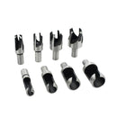 23-Pack Woodworking Chamfer Drilling Tool Countersink Drill Bits Wood Plug Cutter and Automatic