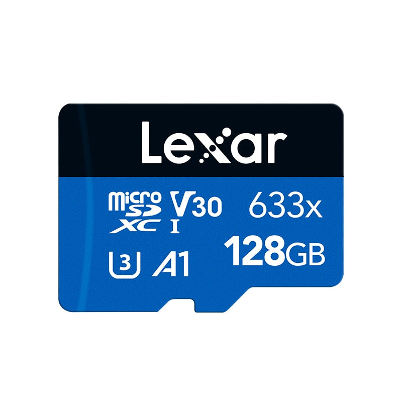 Tarjeta Micro SD Original Lexar de 128 GB, tarjeta de memoria de 256 GB, 64 GB de alta velocidad hasta Max 95 M/s, tarjeta Flash 512G Class10 633x TF