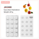 SILIKOLOVE 8 Cavity Cherry Silicone Cake Mold for Baking Pastry Form Cake Decoration Tools