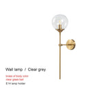 Modern Chandelier Brass Glass Ball Lighting For Living Room Dining Art Decoration Restaurant Black Hanging Lamp Home Lustre