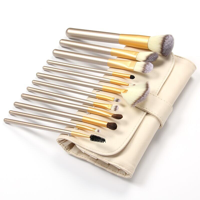 Kaizm 24Pcs Makeup Brushes Sets Beauty Tools Cosmetics Blending EyeShadow Lip Powder Foundation Make-up Brush Tool Kit With Bags