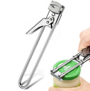 Adjustable Jar Opener Stainless Steel Manual Bottle Can Lid Openers For Weak Hands Easy Grip Jar Opener Kitchen Accessories Set