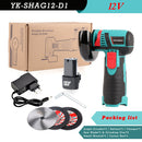 YIKODA 12V Brushless Mini Angle Grinder Cordless Polishing Grinding Machine Diamond Cutting Electric DIY Power Tools
