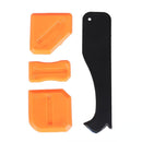 5PCS 3 In1 Glass Glue Angle Scraper Caulking Silicone Tool Shovel Binder Rubber Shovel Gereedschap Remover Angle Seam Spatula