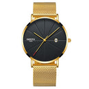 NIBOSI Ultra Thin Fashion Men Watch Top Luxury Brand Business Quartz Watches Waterproof Sports Watch Men Clock Relogio Masculino