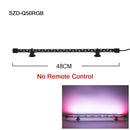 Luz de acuario RGB, lámpara de buceo con control remoto de 18-57cm, lámpara colorida de 90-260v para plantas, pecera, uso anfibio esencial
