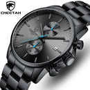 Relojes para hombre, reloj deportivo a prueba de agua para hombre, reloj de lujo de la mejor marca CHEETAH, reloj de pulsera de cuarzo de negocios para hombre, reloj Masculino