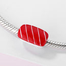 2021 Japanischer Stil Kultur Warme Wünsche Charms Metallperlen für Frauen 925 Sterling Silber Charm Schmuck für Armband Armreif Geschenk