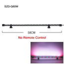 Luz de acuario RGB, lámpara de buceo con control remoto de 18-57cm, lámpara colorida de 90-260v para plantas, pecera, uso anfibio esencial