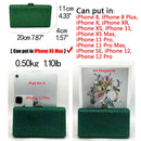 Boutique De FGG Fuchsia Women Crystal Clutch Evening Bags Wedding Bridal Rhinestone Box Handbags Party Dinner Diamond Purse