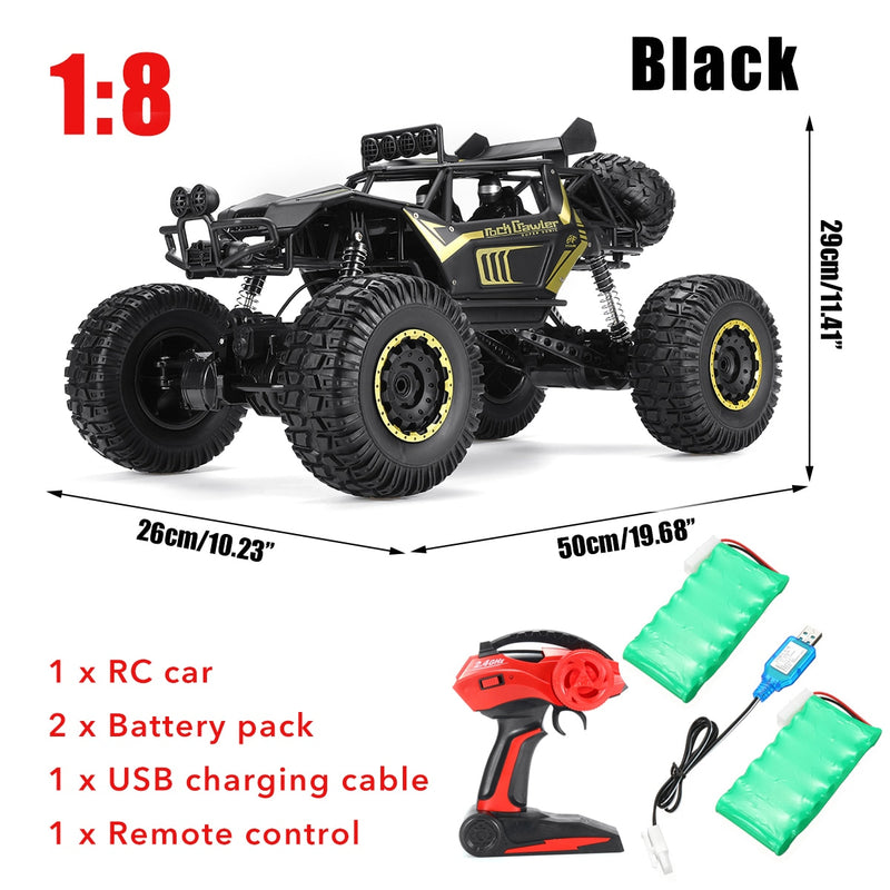 1: 8 50 cm RC Auto 2,4 G Funksteuerung 4WD Geländewagen Elektrofahrzeug Monster Buggy Fernbedienung Auto Geschenk Spielzeug Für Kinder Jungen