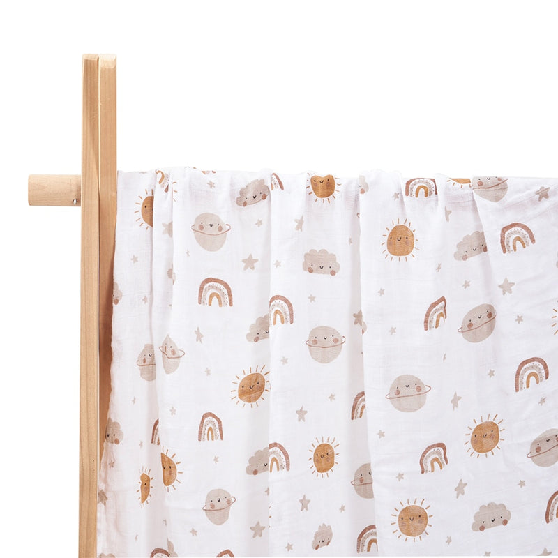 Kangobaby #My Soft Life# Pure And Fresh Bamboo Cotton Newborn Muslin Swaddle Blanket Baby Bath Towel Infant Quilt Stroller Cover