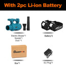 6 Speed Industry Cordless Air Blower Snow Blower Dust Leaf Collector Cleaning Sweeper Garden Power Tool For Makita 18V Battery