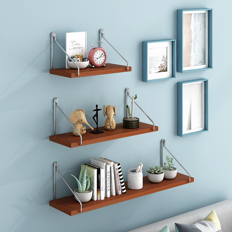 3 STÜCKE Holz Wandbehang Regale Wohnzimmer Dekor Ausstellungsstand Blumentopf Bücherregal Halter Rack Badezimmer Küche Lagerregal