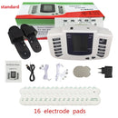 JR309A Electrical Stimulator Full Body Relax Muscle Therapy Massager,Pulse tens Acupuncture with therapy slipper+16pads+knitting