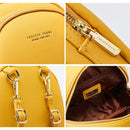 YIZHONG Mini-Rucksack aus Leder, multifunktional, kleiner Rucksack, Designer, berühmte Marke, Damen, Taschen, einfache Umhängetasche, Mochila