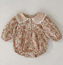 Cute Autumn Winter Infant Baby Girls Bowknot Rompers Clothing Kids Girl Long Sleeve Knit Rompers Clothes