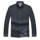New Arrival Super Large Corduroy Young Men Cotton Plain Long Sleeve Casual Shirts High Quality Plus Size XL2XL3XL4XL5XL6XL7XL8XL