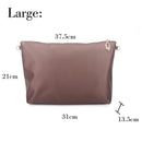 Nylon Bag Insert Organizer with Zipper Pockets Soft Light Perfect Purse Organizer To Keep Everything Neat Bolsa De Maquiagem