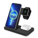 Qi 3 in 1 Charging Dock Station For iPhone 14 13 12 11 XS XR X 8 AirPods Pro iWatch 15W Fast Wireless Charger For Apple Watch 7