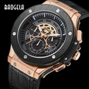BAOGELA hommes montres hommes horloge de luxe marque Quartz Sport montre Rose chronographe mode montre-bracelet pour hommes1910