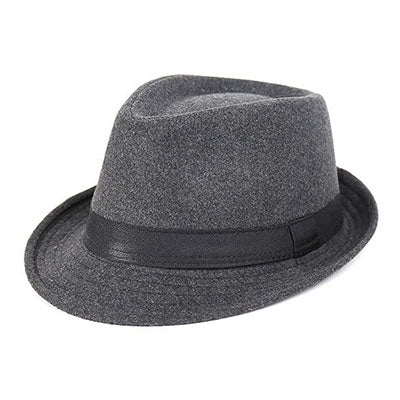 New Free Shipping Wide Brim Men Fedora Hats Jazz Caps Flat Top Hat Gorras Casquette Brief Style Hat Chapeu Wedding Church Hats