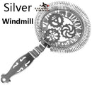 Skull And Mechanical Watch Bar Strainer Sprung Cocktail Strainer Stainless Steel Deluxe Strainer Bar Tools