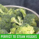 304 Stainless Steel Rice Cooking Steam Basket 3/6/8 Quart Pressure Cooker Anti-scald Steamer Multipurpose Fruit Clean Baskets