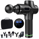 Pistola de masaje de alta frecuencia de 30 velocidades, relajación muscular, masajeador de relajación corporal para cuello de tejido profundo