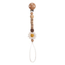 1 Pcs Baby Pacifier Clips Flowers Shape BPA Free Silicone Teething Beads Pacifier Chain Holder Dummy Feeding Clip Soother Chain