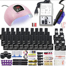 40 Colors Nail Polish super Manicure Set 120/80/54W LED Nail Lamp Nail Set With All Tools Needed For Manicure Electric Nail File
