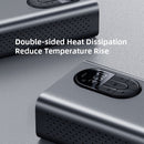 Bomba de inflado portátil Baseus, compresor de aire para coche, detección de presión de neumáticos Digital inteligente, bomba de neumáticos automática para coche, bicicleta, motocicleta