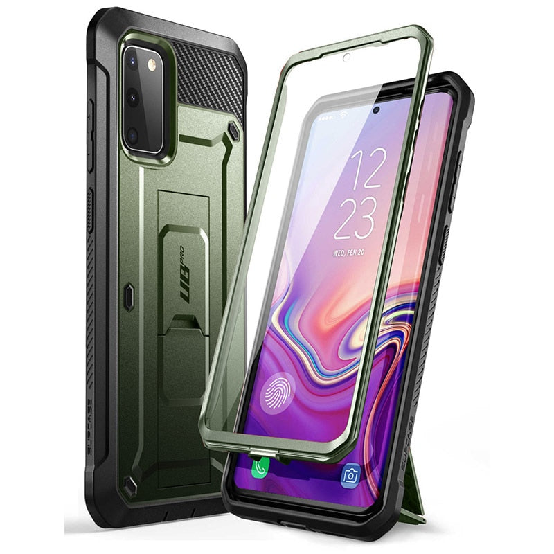 SUPCASE für Samsung Galaxy S20 FE Hülle (2020 Release) UB Pro Ganzkörper-Holster-Abdeckung mit integriertem Displayschutz und Ständer