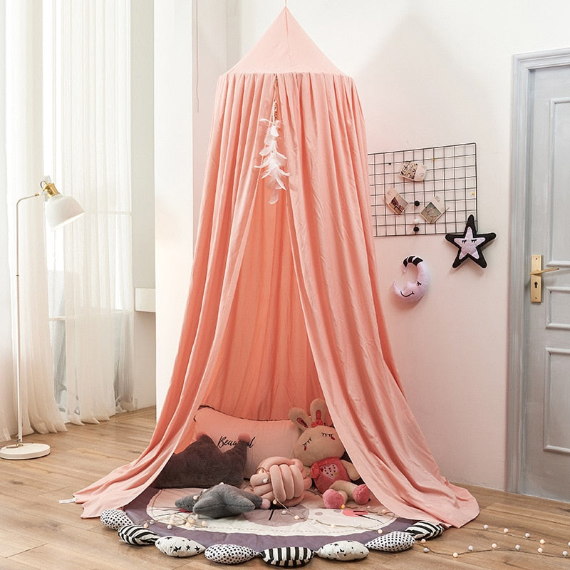 Baby Canopy Mosquito Children Room Decoration Crib Netting Baby Tent Viscose fiber Baby Mosquito Net Photography Props