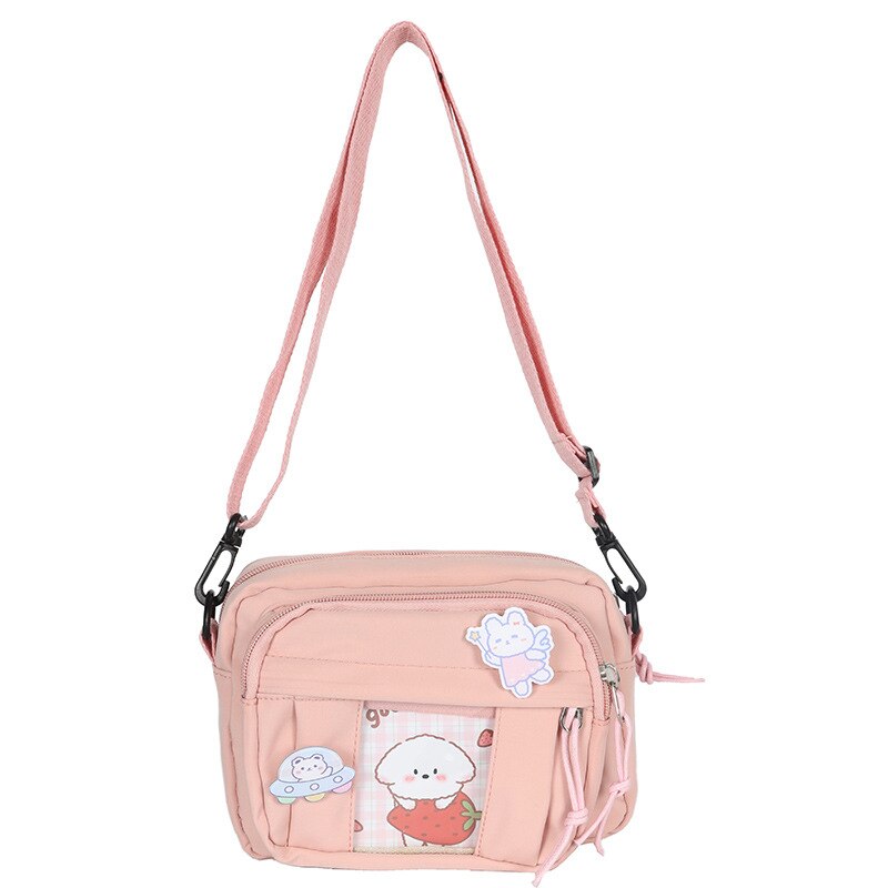 Bolso de mensajero de estilo preppy para estudiantes, bolsos de mano de nailon para niñas, bolsos de hombro 2020, bolso cruzado para Mujer, Bolsa para Mujer