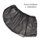 2x calcetín para ventana lateral de coche, visera, mosquitera para bebé, chico, mascota, parasol transpirable, malla para asiento trasero, cortinas negras