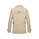 Business Jacket Mens Fashion Spring Men Long Cotton Windbreaker Jackets Overcoat Male Casual 2022 New Autumn Trench Outwear Coat