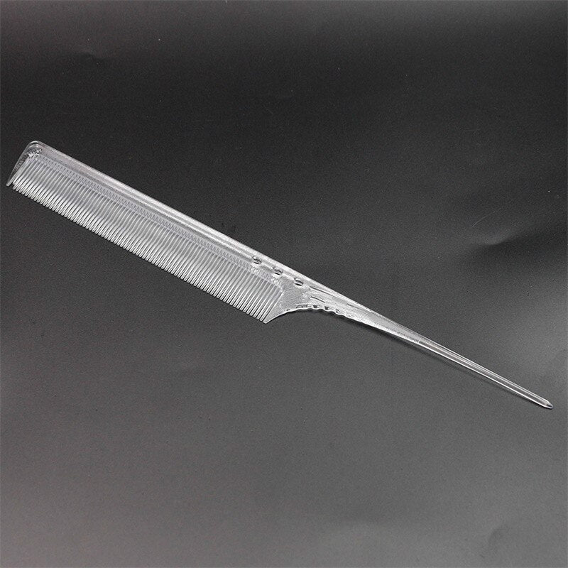 Transparent Cutting Hair Comb Hair Stylist Barber Comb Anti-static Cutting Comb Professional Hairdresser Comb Tool Hair Comb